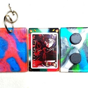 Black Clover Asta Keychain or Fridge Magnet *Your Choice*